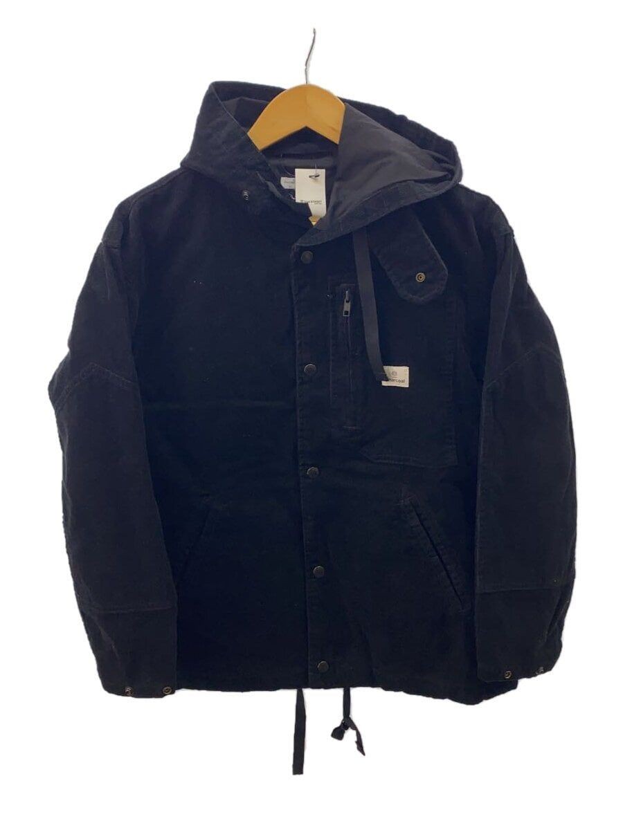 ALTRA Giacca panca altri capi ingegnerizzati velluto a coste XXS cotone nero tinta unita usata