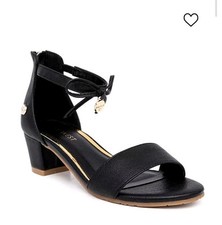 Nine West Little And Big Girl's Size 3 Shimmer Black Gold Elizabeth Dress Heel