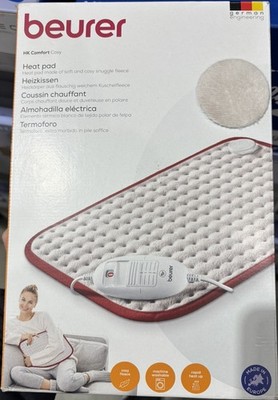 Beurer HK Comfort Elektrisches Heizkissen Körperwärme Bauchschmerzen Schmerzen 3 Temp Weich