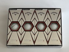 Callaway Chrome Soft X Golf Balls 1 Dozen 12 Pack White 2020 NEW Open Box