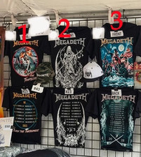 Megadeth 2026 Tour T-shirt reprint