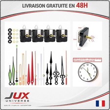 Mouvement d'horloge quartz silencieux JZK, 4 mécanismes + 6 paires d'aiguilles