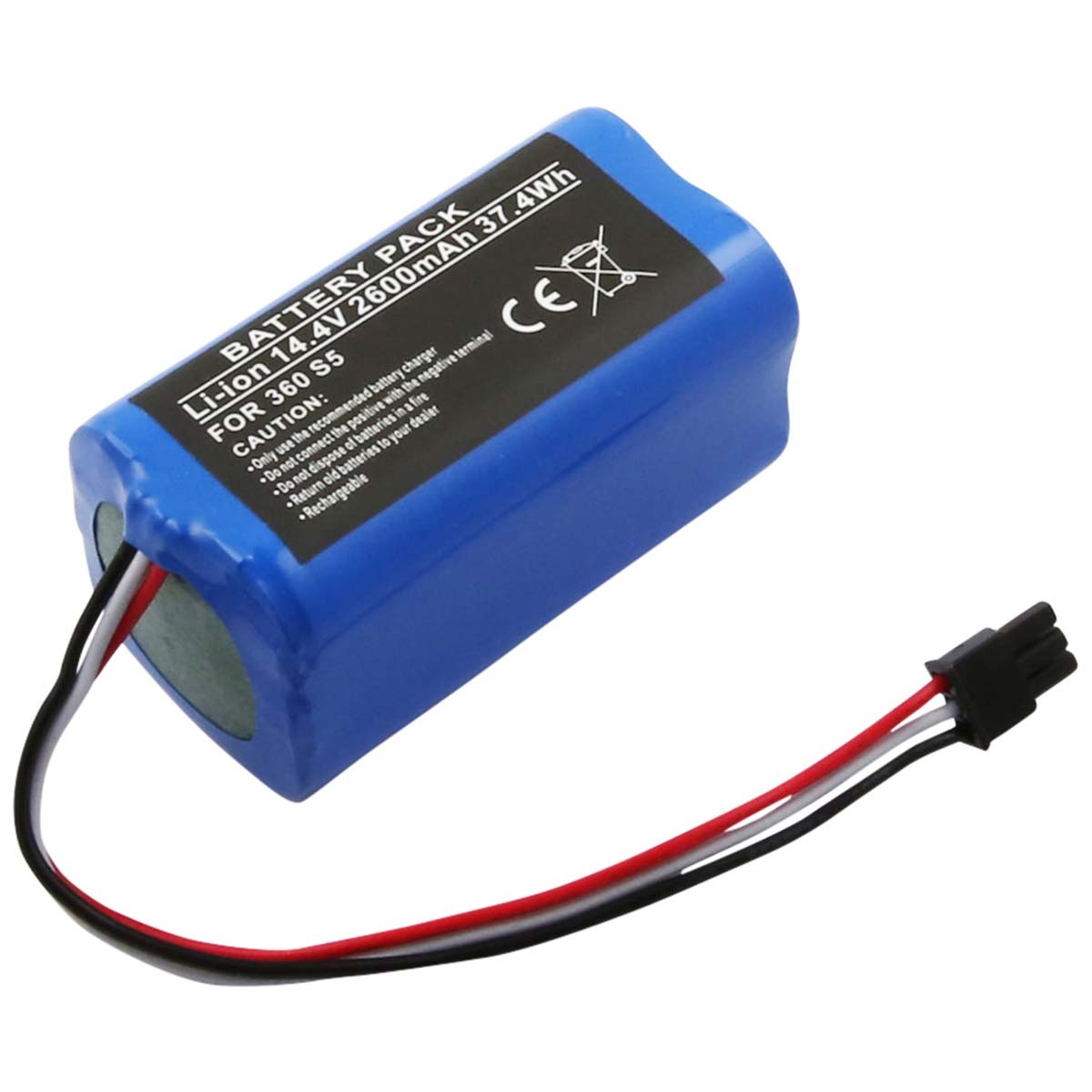 Batterie Li-Ion 14.4V 2600mAh pour aspirateur robot 360 S5