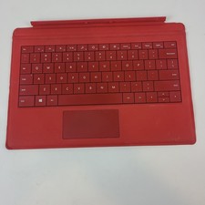 Microsoft Model 1644 Type Cover for Surface Pro 3 Red Keyboard