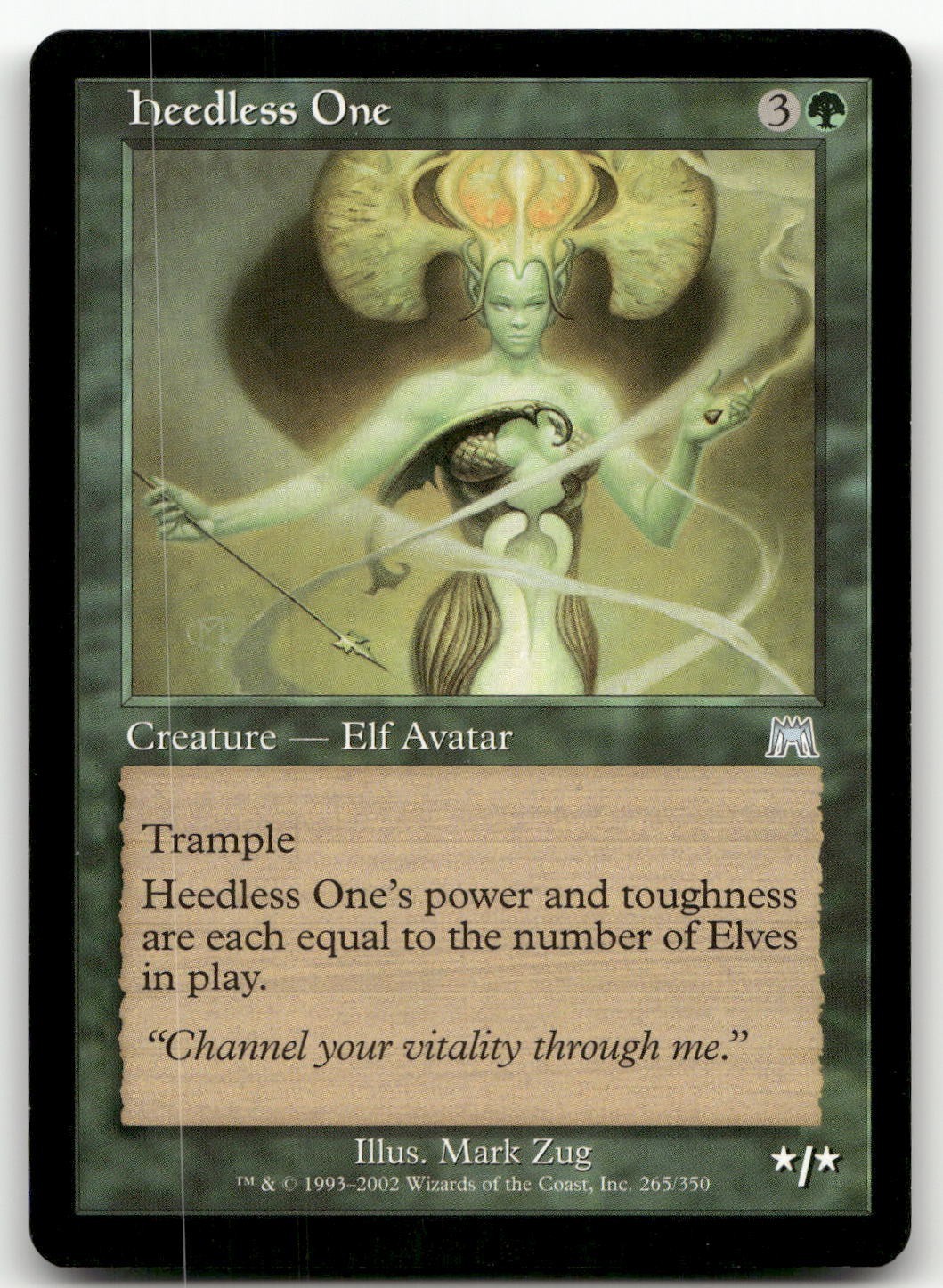 Heedless One #265 (NM) Onslaught ONS Magic MTG