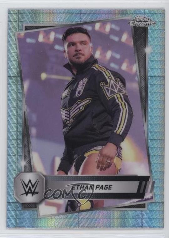 2025 Topps Chrome WWE Prism Refractor Ethan Page #26