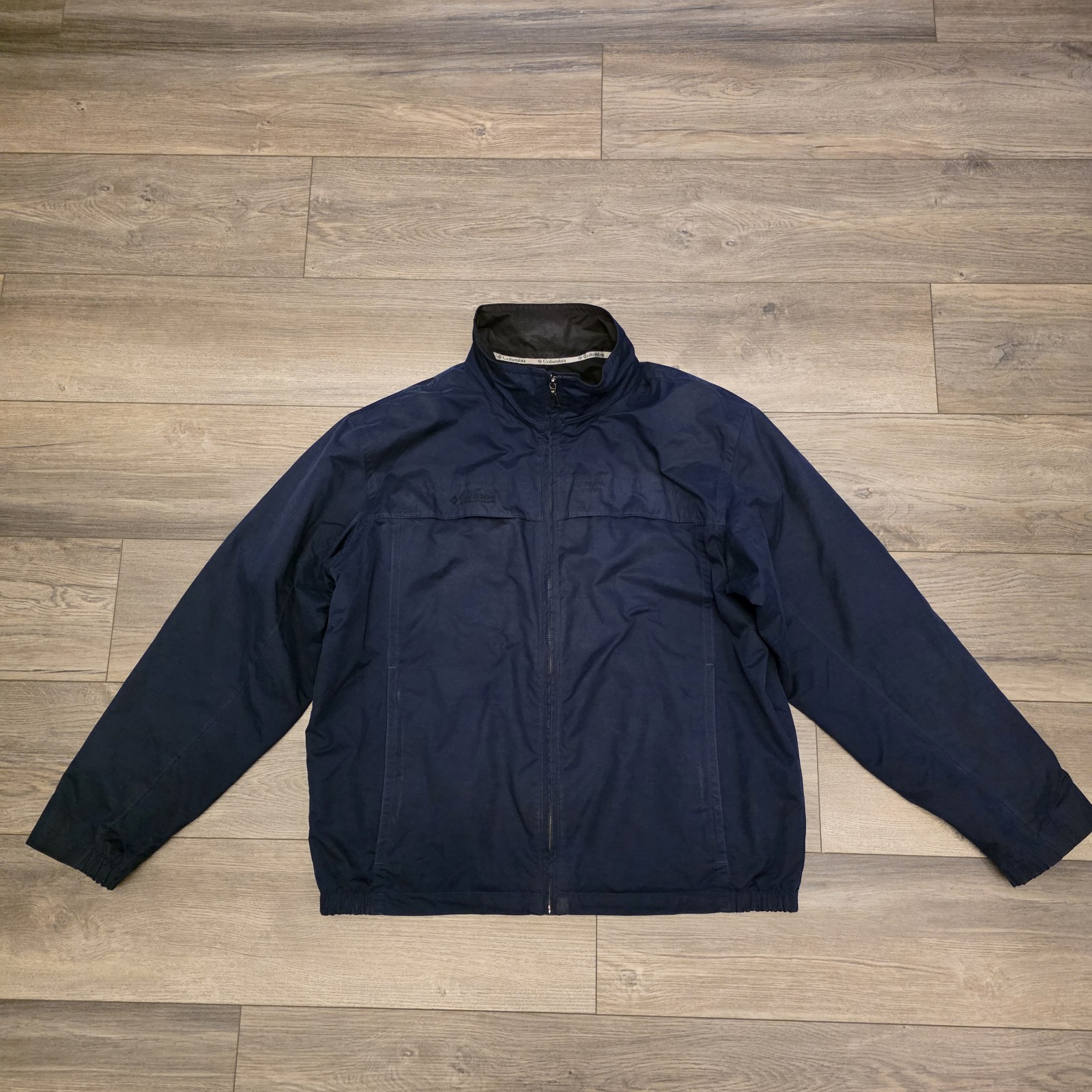 Chaqueta cortavientos Columbia de colección para hombre azul marino talla L