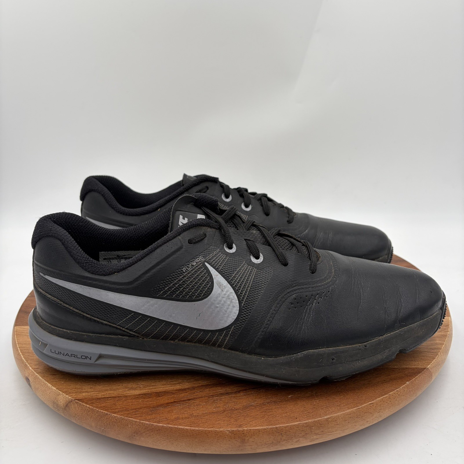 Size 11 Nike mens lunar command flywire black golf shoes 704