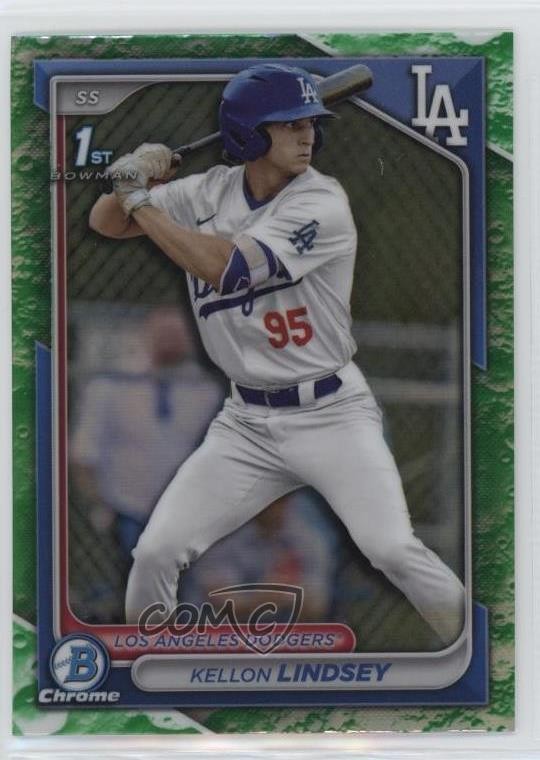 2024 Bowman Draft Chrome Lunar Glow Refractor Kellon Lindsey #BDC-24 0x2z