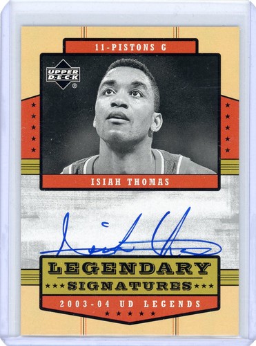 Isiah Thomas Legendary Signatures #LS-IT card