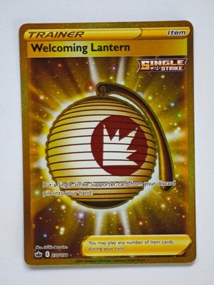 Welcoming Lantern Gold Trainer 230/189 - Chilling Reign - Englisch