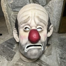 Emmett Kelly Sad Clown Heavy Duty Rubber Mask