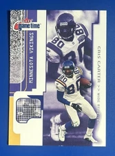 2001 Fleer Game Time Football Cris Carter Minnesota Vikings #12