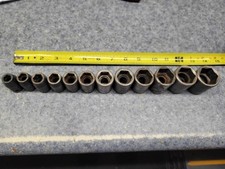 Craftsman Usa 12-piece 12 Drive 6-point Impact Socket Set 38 - 1-116
