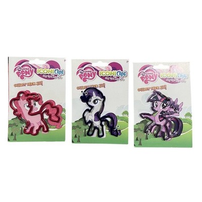 My Little Pony MLP G4 Iconiclips Carabiner Rarity Pinkie Pie Twilight Sparkle