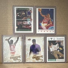 Upper Deck Fleer NBA Hoops Michael Jordan Bulls 5 Card Lot 1992-2023
