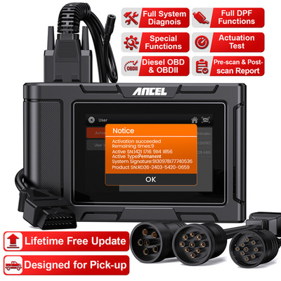 ANCEL HD3500 Injector Test Scanner for Ram 2500 Power Wagon 2008-2025 Pickup