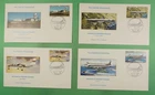 DR WHO 1979 FRENCH POLYNESIA 4 FDC AVIATION AIRMAIL COMBO R52288