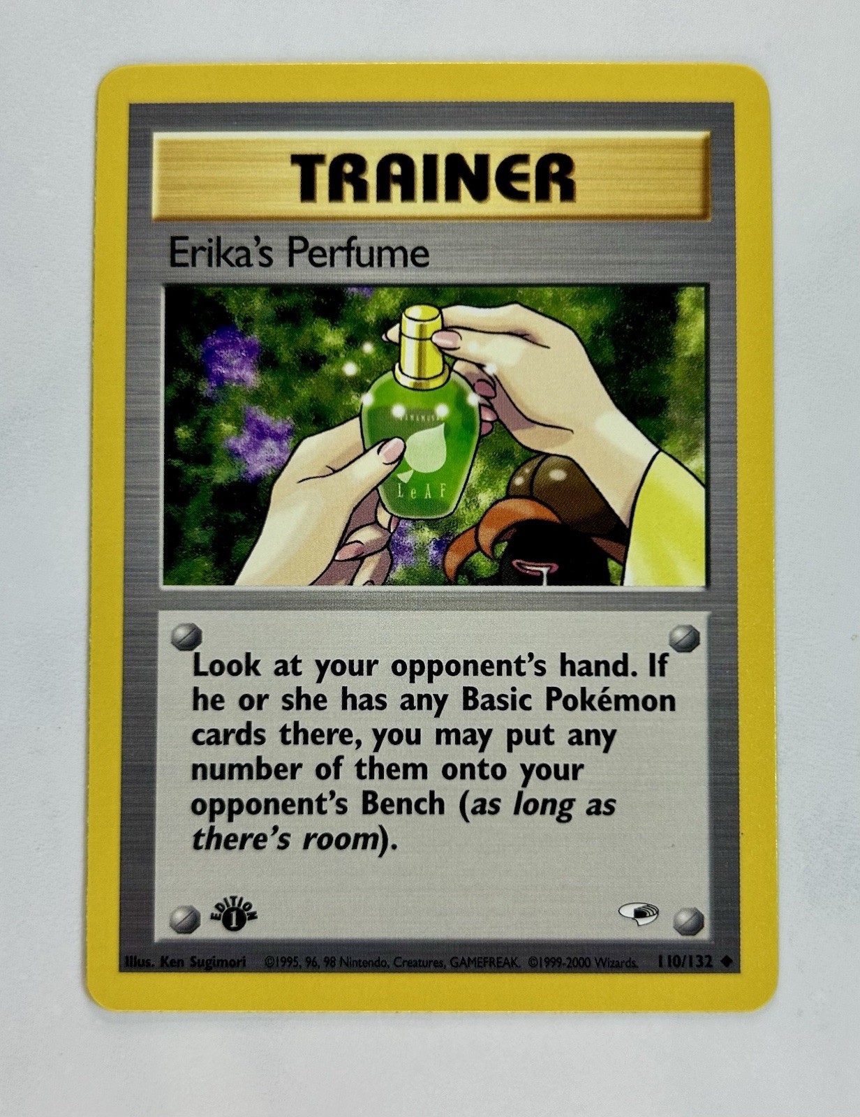 Erika's Perfume 2000 Pokemon Gym Heroes 1st Edition Uncommon #110/132 * NM