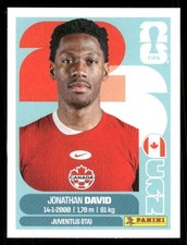 2026 USA Fifa World Cup Panini Sticker JONATHAN DAVID Canada CAN20