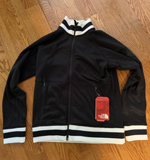 The North Face Youth L Track Jacket Black/Whi...