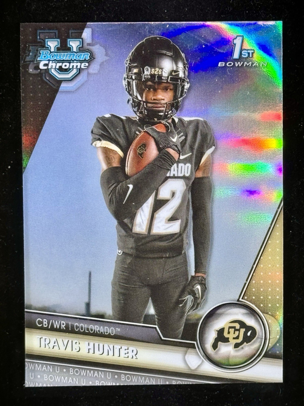 2023 Bowman Chrome U Travis Hunter Refractor #36 Buffaloes