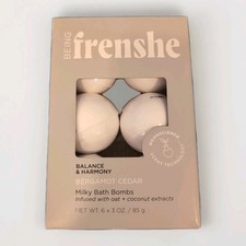 Frenshe Bergamot Cedar Milky Bath Bombs 6 Pack Balance Harmony