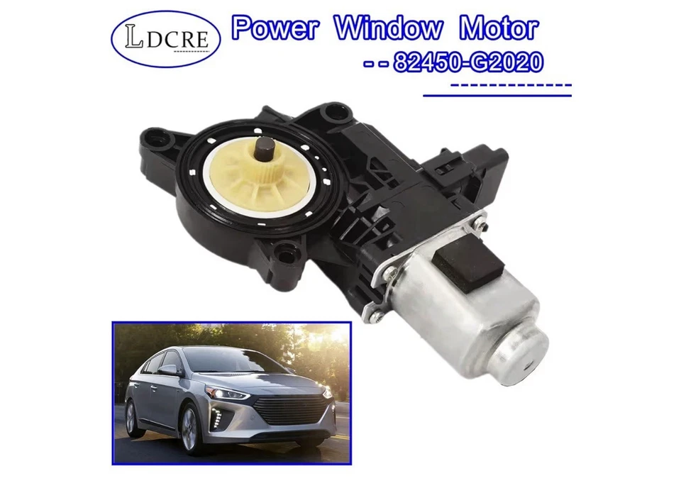 FRONT LEFT Power Window Motor For 2017-2022 Hyundai Ioniq 82450-G2020 - Image 2 of 4