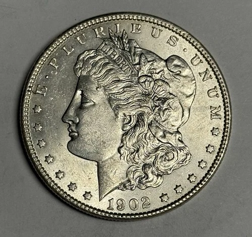 Mint State 1902-O Morgan Silver Dollar (light cleaning) U.S. $1 Coin Low MS