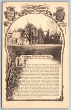 Château Cantemerle Grand Cru Médoc France Historic Castle Postcard 1949 C478