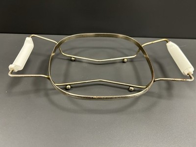 Vintage Corning Serving Dish Caddy 7 Inch Holder - Some wear See Pictures