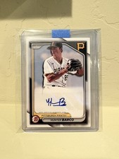 Hunter Barco 2024 Bowman Prospects Auto Autograph Pittsburgh Pirates
