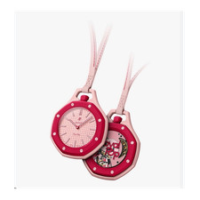 Swatch Royal Pop Pink Leather Quartz Octagon ...