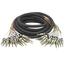 SASRT 24x25 24 Channel 1/4" TRS Snake Cable 25 Feet