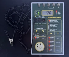 BC Biomedical SA-2005 Safety Analyzer with Chassis Cable, Good Condition