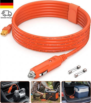 Zigarettenanzünder Adapter 12V/24V für ECOFLOW Powerstation XT60 Stecker