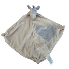 Angel Dear Unicorn Lovey W/ Heart Pink Purple Baby Security Blanket