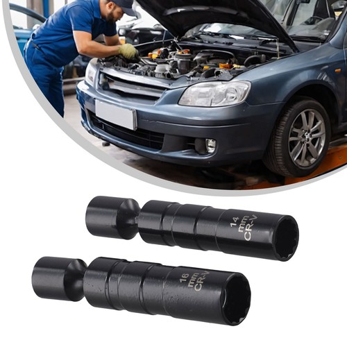 Chrome Vanadium Spark Socket Set with Enhanced Durability for Vehicle Repairs - Bild 2 von 16