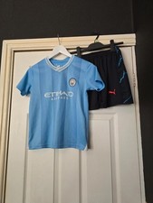 Manchester City Trikot Alter 8-9 (Gr&ouml;&szlig;e24)