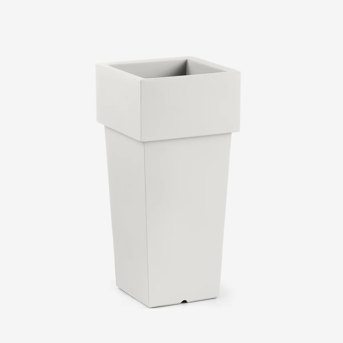 Pot carré haut Nova 85 extérieur en polyéthylène bac à fleurs design 85cm