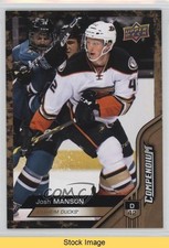 2016-17 Upper Deck Compendium Gold Josh Manson #7 READ 9hd