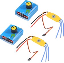 2 Sets DC 12V 30A High-Power Brushless Motor Speed Controller 3-phase Regulator
