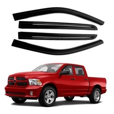Window Visors Rain Guards for Dodge Ram 1500 Crew Cab Dodge Ram 1500/2500/3500