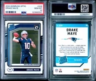 2024 DONRUSS OPTIC DRAKE MAYE RC 229 PSA 10 GEM MINT NEW ENGLAND PATRIOTS