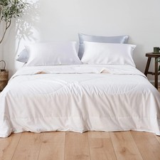 Silk Comforter with Cotton Shell Pure Natural Silk Filled Duvet for All Season