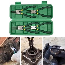 4Pcs 7" Internal/External Snap Ring Pliers Set Heavy Duty Circlip Pliers Kit
