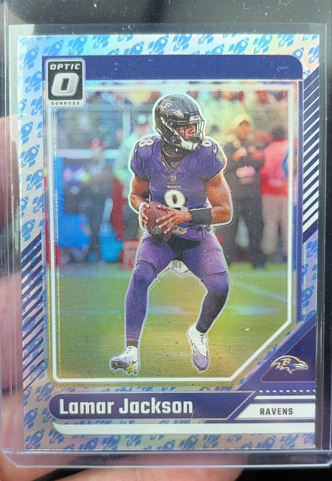 2024 Panini Donruss Optic - Lamar Jackson #13 Rocket Prizm
