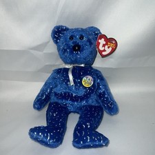 Ty Beanie Babies Decade The Bear -Dark Blue- MWMT