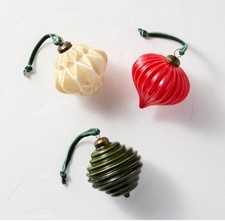 Hearth  Hand Magnolia Mid Century Christmas Ornaments Set of 6 NEW 