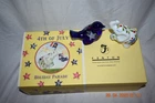 FENTON Glass 4th of July ELEPHANT & BLUE BIRD Figurine Set FENTON Holiday Parade